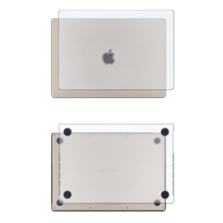 KAKAYApple苹果MacBook Pro/Air保护壳磨砂14英寸2025款M5/M4/3/2笔记本电脑保护套超薄晶砂轻薄透明壳 晶砂 ...