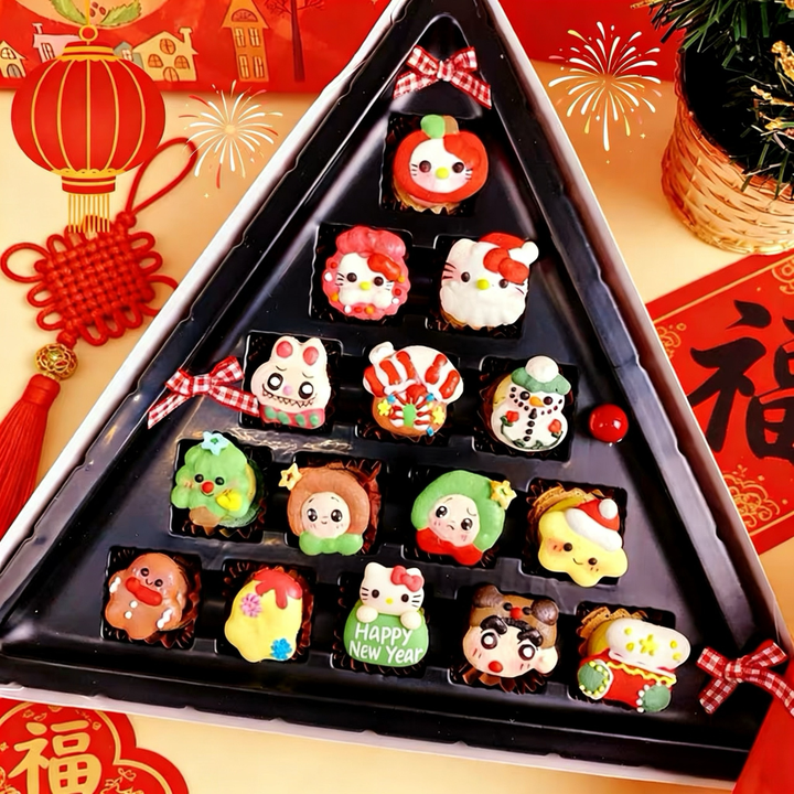 净西新年节马卡龙hellokitty星星人迷你甜品甜点蛋糕进口夹心饼干礼盒 新年迷你kitty星星人马卡龙15枚【图片 价格 品牌 报价】 京东 