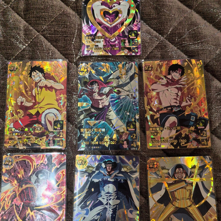 航海王航海王卡片 新款第2弹 国内ta异画波雅汉库克 sec5星红发杰克斯