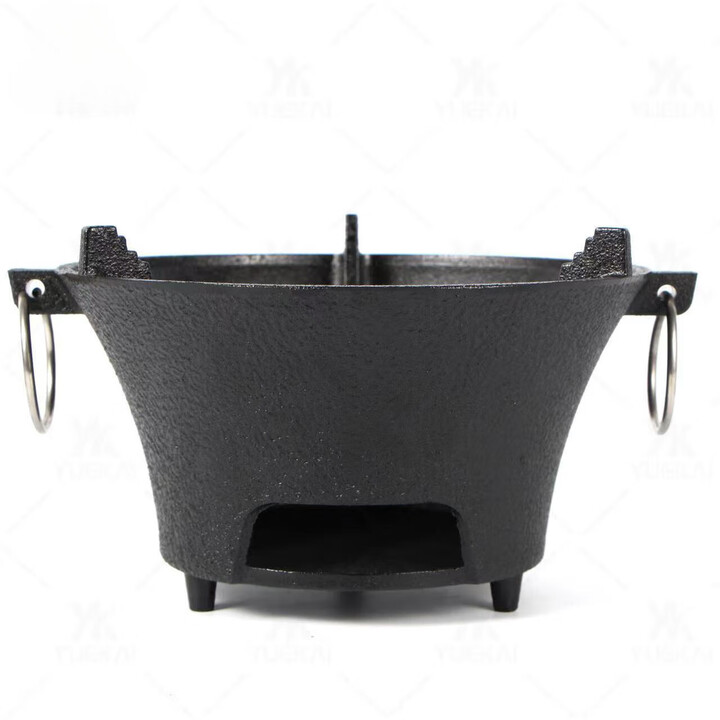 花乐集碳炉家用烧烤炭围炉炭火炉子煮茶木炭烤肉炉庭院铁炭炉便携烤肉盘 20CM碳炉