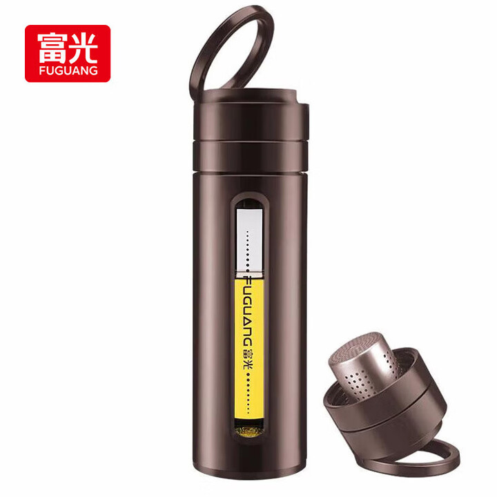 【富光G2213-SH-500】富光(FUGUANG)大容量 商务男士塑玻泡茶杯茶水分离杯玻璃杯子WFS1030-500棕色【行情 报价 价格 ...