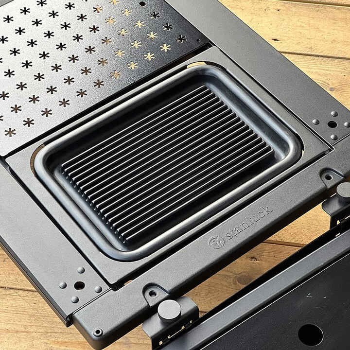 詫祭户外IGT电木茶台一单元板野外泡茶喝茶配件适配雪峰喜登乐柯曼 黑色电木茶台