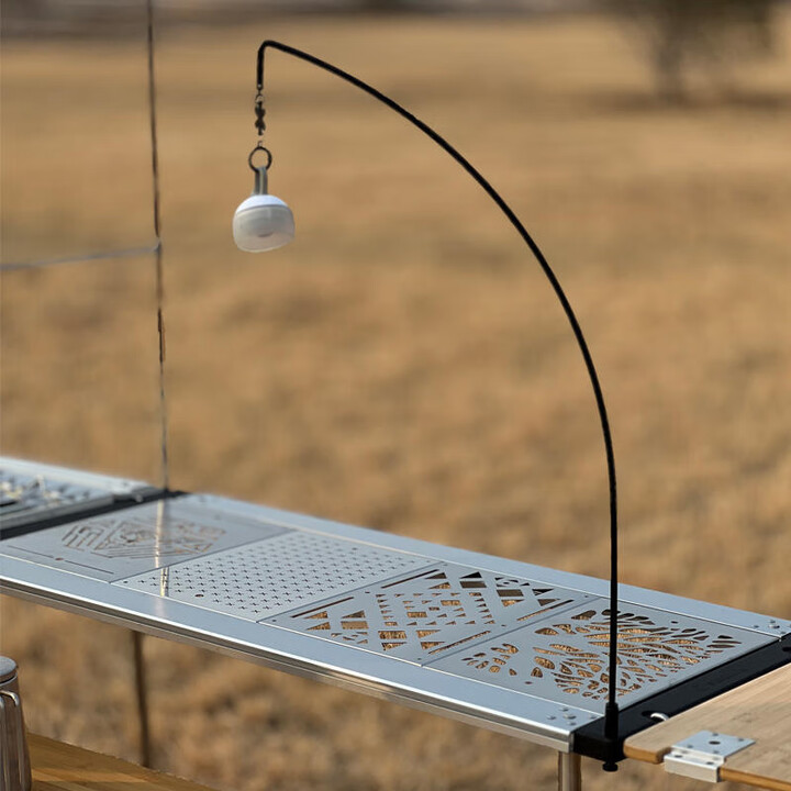 BK詫祭户外IGT弧形灯架不锈钢 配雪峰喜登乐框架IGT桌子tnr小斑马 IGT弧形灯架-黑色