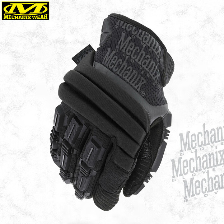 MECHANIX WEAR美国超级技师战术手套M-Pact 2抗冲击防护防滑射击可触屏手套  黑色 M
