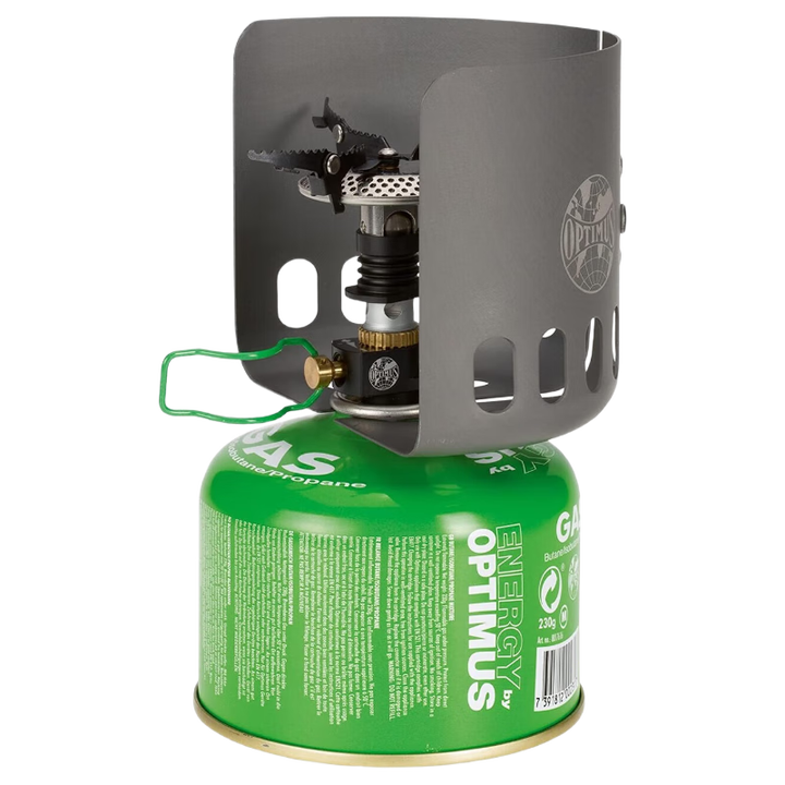 Optimus瑞典进口户外旅行便携折叠燃气灶 野餐户外炉具 Crux+挡风板