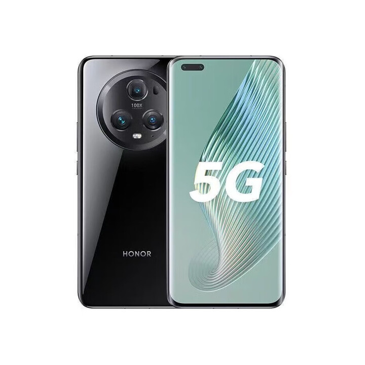 荣耀Magic5 Pro国产新款摄影手机拍照礼物 亮黑色 12GB+256GB 套餐1：单机+普通充电器