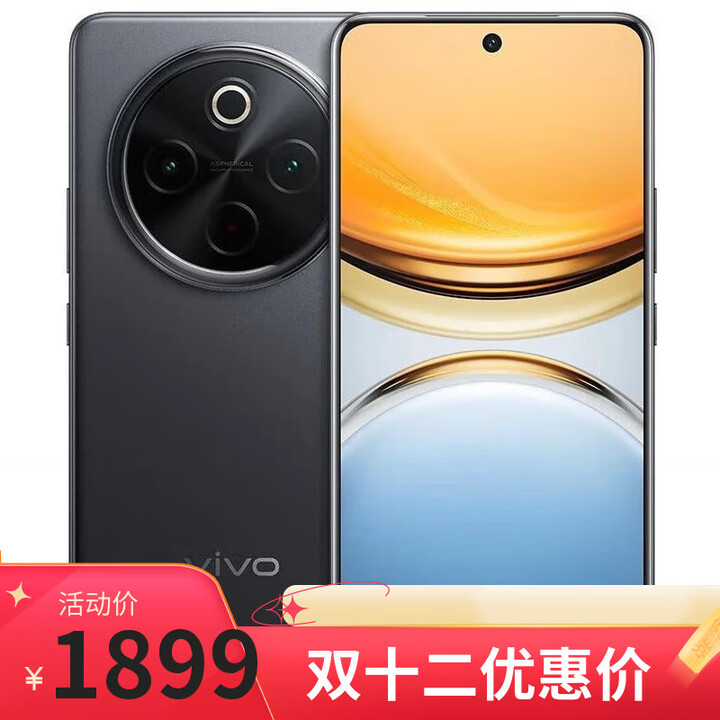 vivo X200 Pro 16GB+512GB 天玑9400 店选购】 24期 免息 2024新品5G Y300Pro  【墨玉黑】12GB+256GB 官方标配