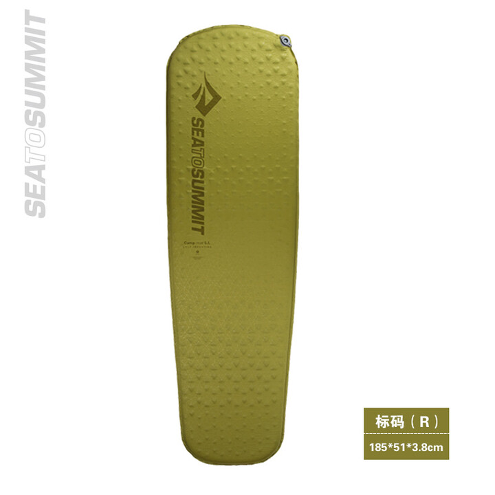 SEA TO SUMMIT澳大利亚户外徒步探险露营快速充气型海绵睡垫野营垫/热阻值4.2 橄榄绿锥形标码（183 x 51cm ）