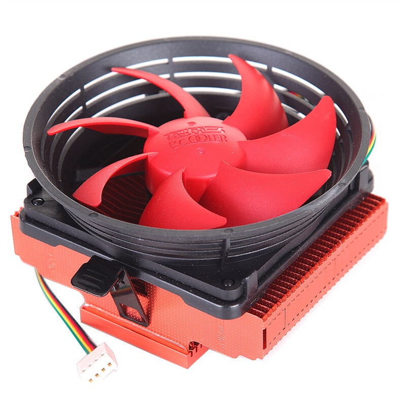 Pccooler Seven Star Ladybug intelligent CPU radiator (multi platform / 10cm intelligent fan / down blowing type / with silicone grease)