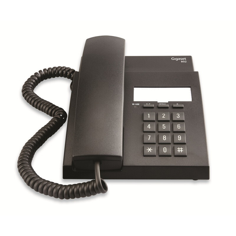 Gigaset original Siemens brand 802 office landline home telephone (black)