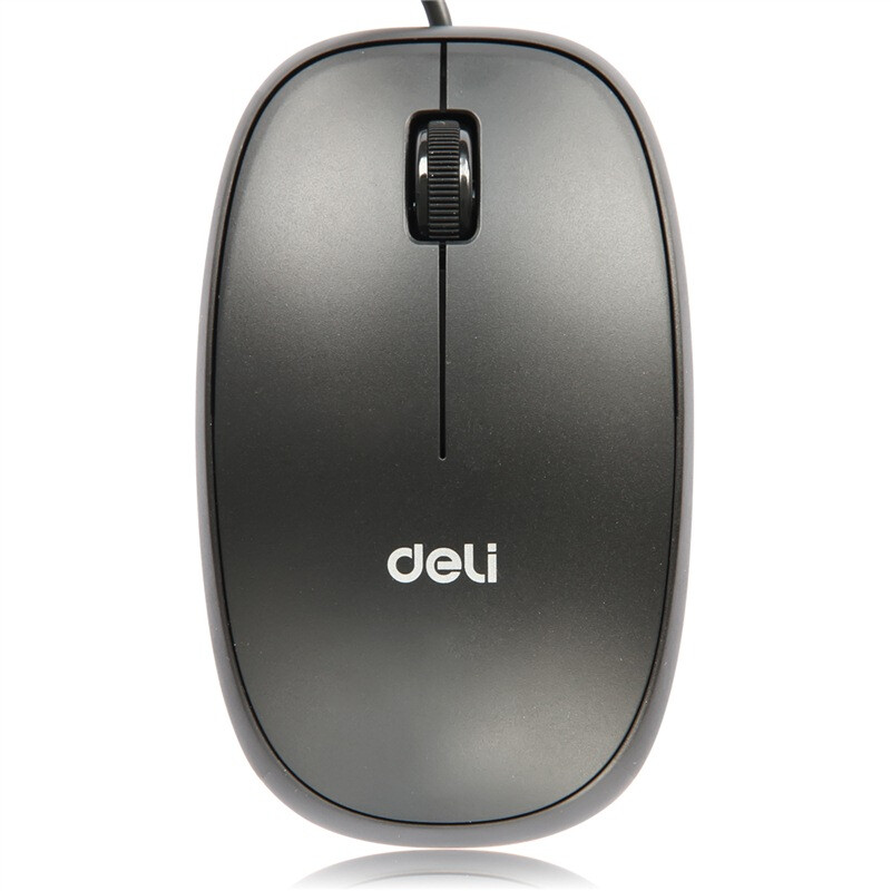 Deli 3715 USB wired mouse practical and convenient classic YaHei