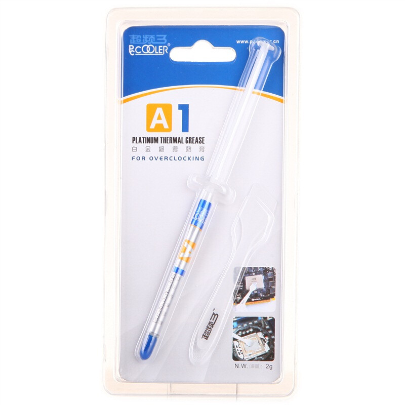 Pccooler A1 CPU silver heat dissipation silicone grease (heat conduction silicone grease / graphics card heat dissipation paste / desktop CPU notebook silicone / equipped with scraper)