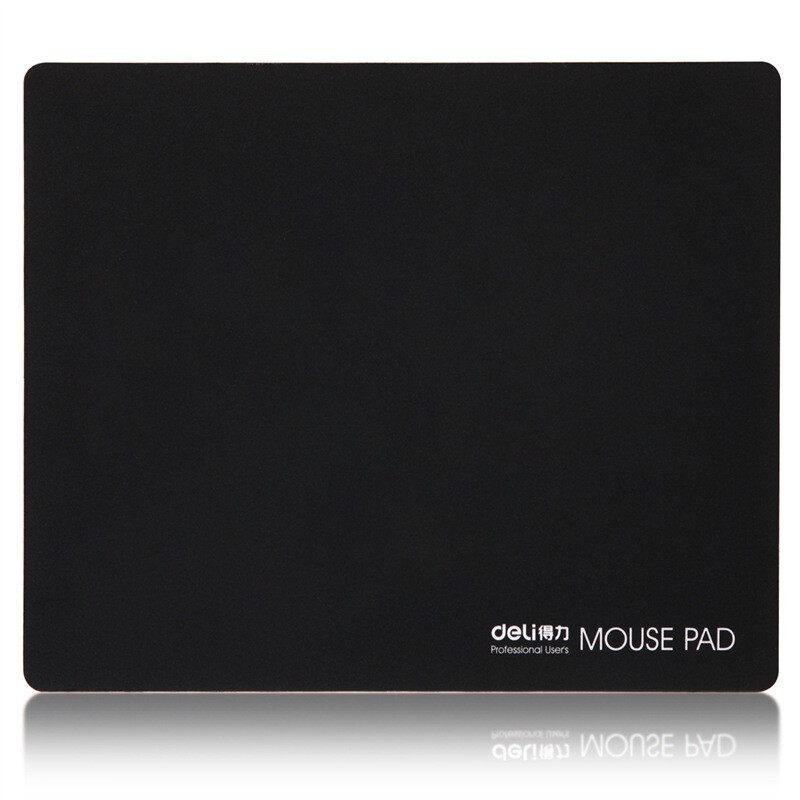 Deli 3691 large wear-resistant rubber mouse pad black
