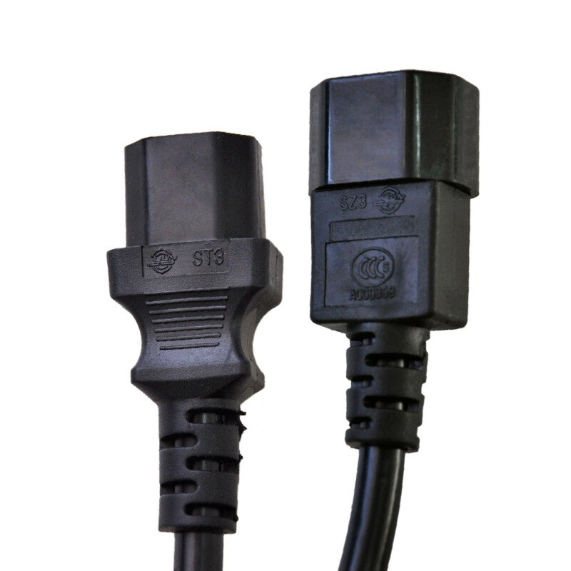 It is also (tower) tw-f-c13 / C14 C13 to C14 PDU power cord / extension cord, with a length of 3M 3 * 1.5m2
