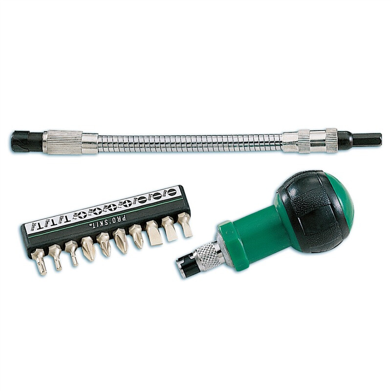Pro'skit 1pk-201 10 in 1 hose ratchet replacement screwdriver set