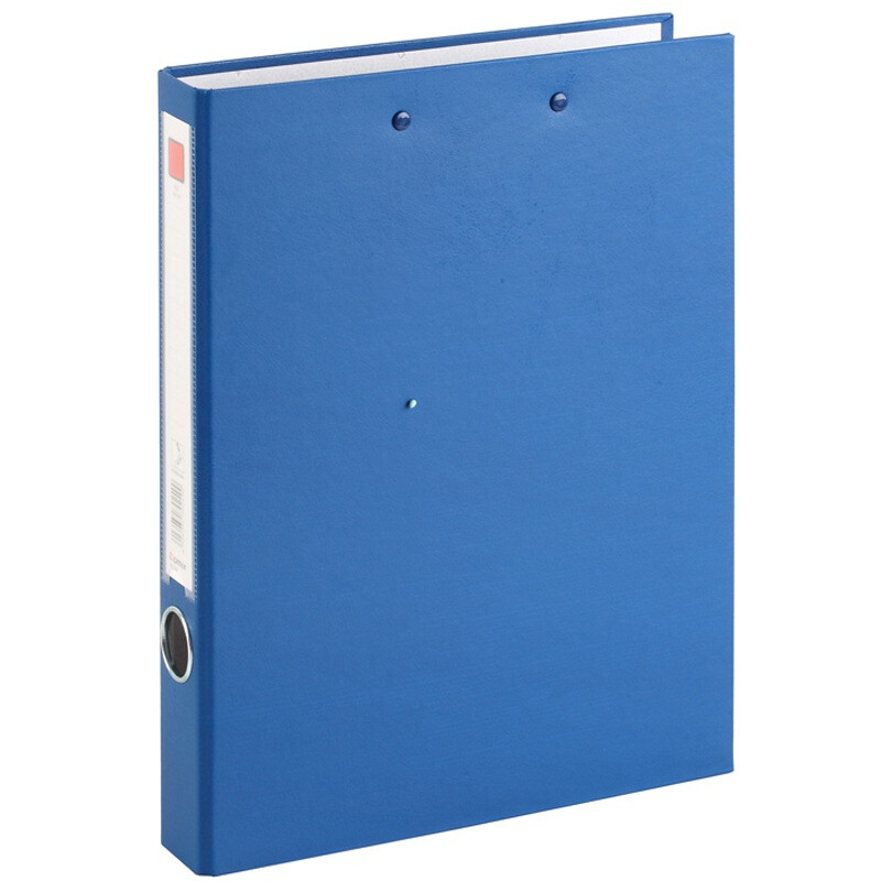 Comix no.336 paperboard folder / A4 folder / 2-hole d-clip + board clip blue