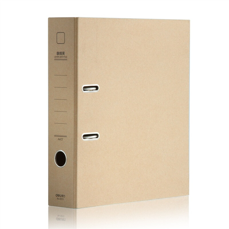 Deli 5913 kraft paper series 3-inch quick labor yellow single pack