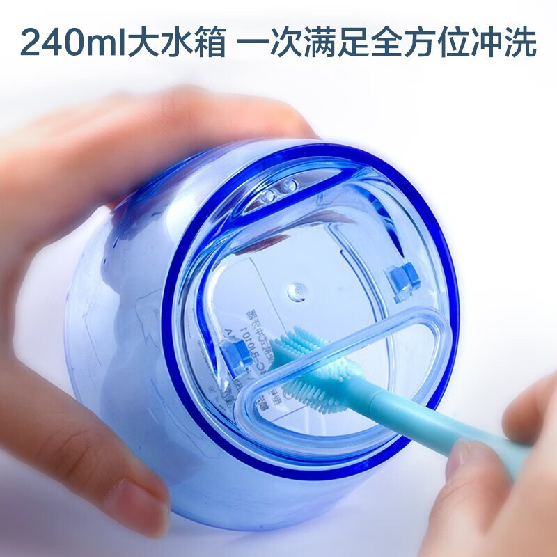 美的（Midea）负离子电吹风+小蓝鲸冲牙器水牙线 热卖套装 学生、情侣、闺蜜、办公室白领必备