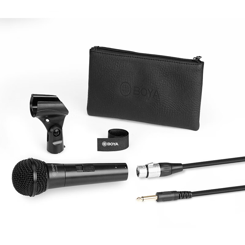 Boya Boya by-bm58 heart-shaped dynamic instrument vocal singing live broadcast anchor concert instrument handheld microphone sound card microphone 6.35 interface