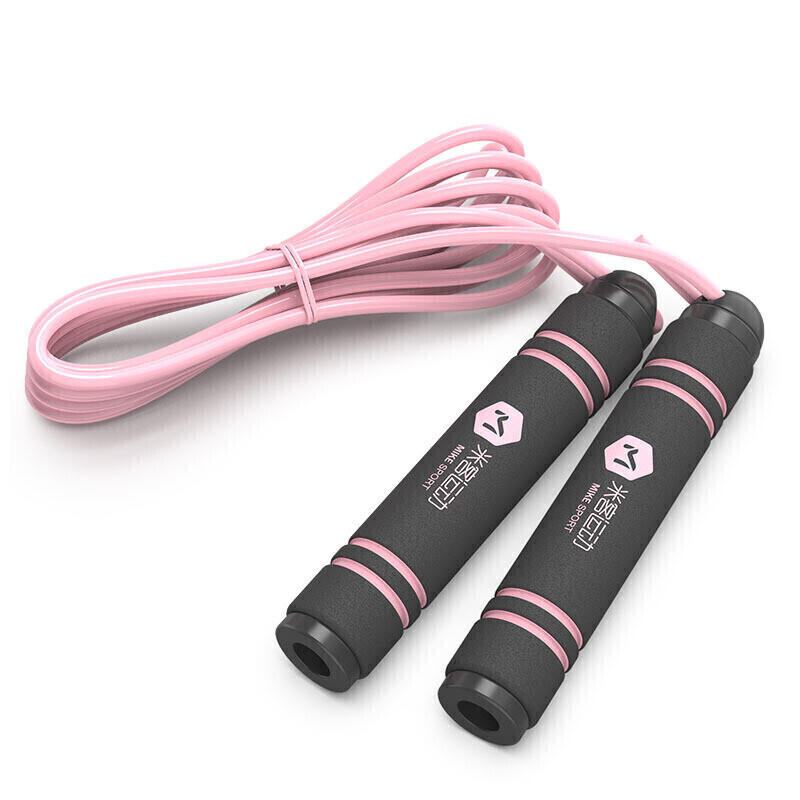 Midget rope skipping high school entrance examination rope skipping adult adjustable foam handle children's anti-skid professional weight loss sports teenagers rope children's fitness equipment 2.9m pink mk1013-01