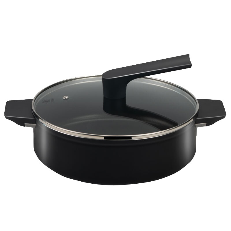 Xiaomi (MI) mi jiazhiwu soup pot household 4L large capacity stainless steel hot pot stew thickened double bottom induction cooker general flat bottom non stick pot soup pot cooking pot with black