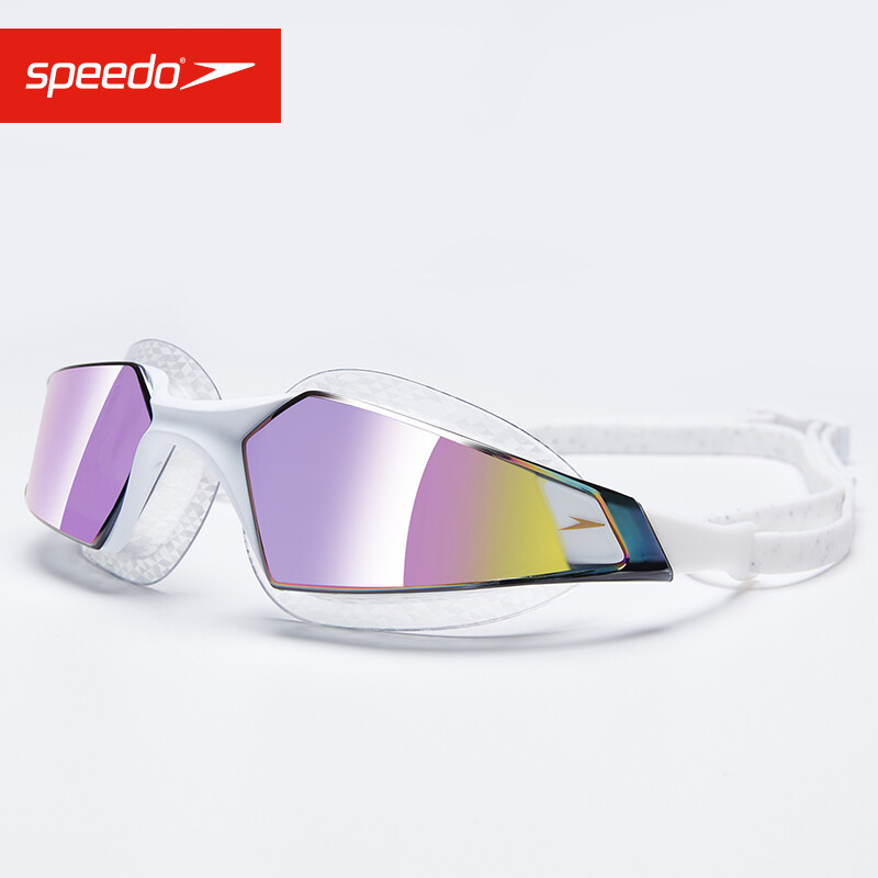 SPEEDO / Speedo song Zuer's same professional training large frame coated large field of vision soft fitting goggles 812265d639 white / purple one size fits all