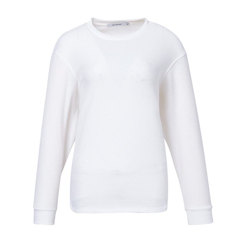 CA200078 Women's simple round-necked long-sleeved T-shirt