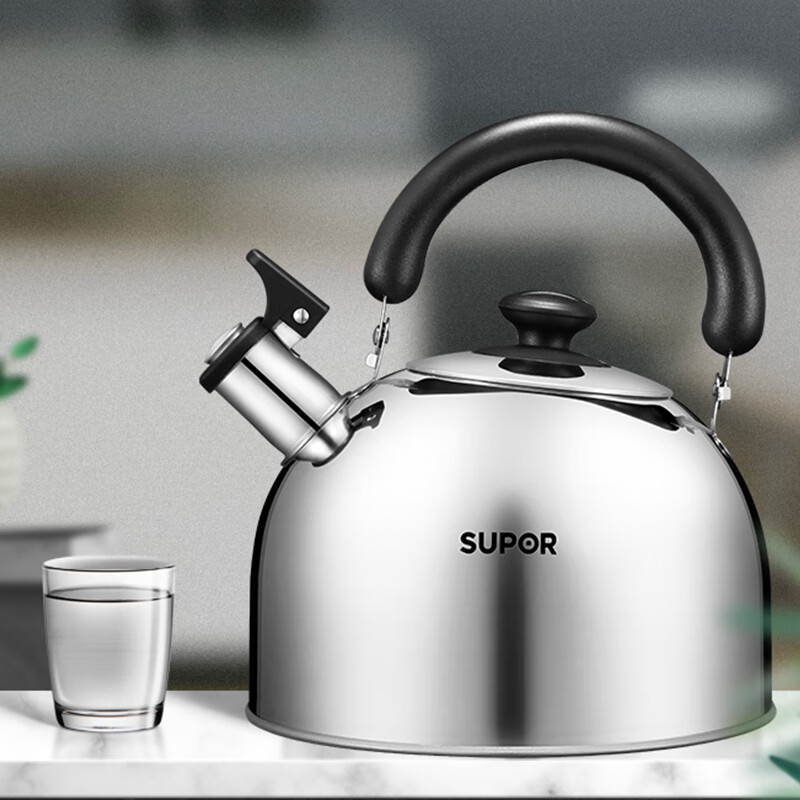 SUPOR SUPOR good helper 304 stainless steel whistle kettle 3L kettle open fire induction cooker general es30hs01