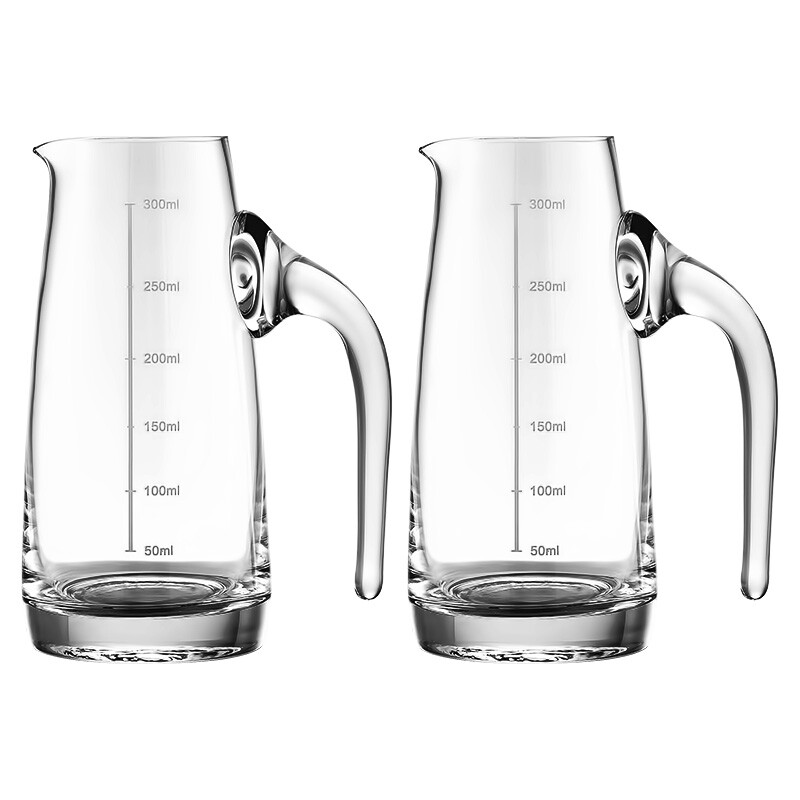 Maxcook (United States kitchen) (lead-free) crystal glass dispenser, Baijiu pot, 300ml liquor, spirits, wine, Chinese wine, wine, wine and wine, 2 MCB180.