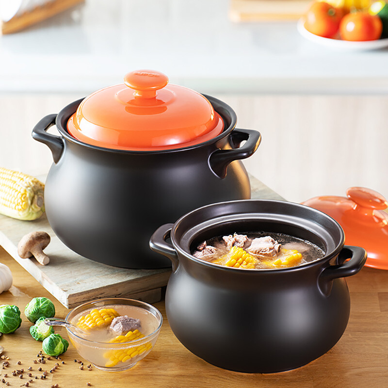 SUPOR casserole soup pot stew pot 4.5L new ceramic health pot Hui series ceramic pot eb45mat01