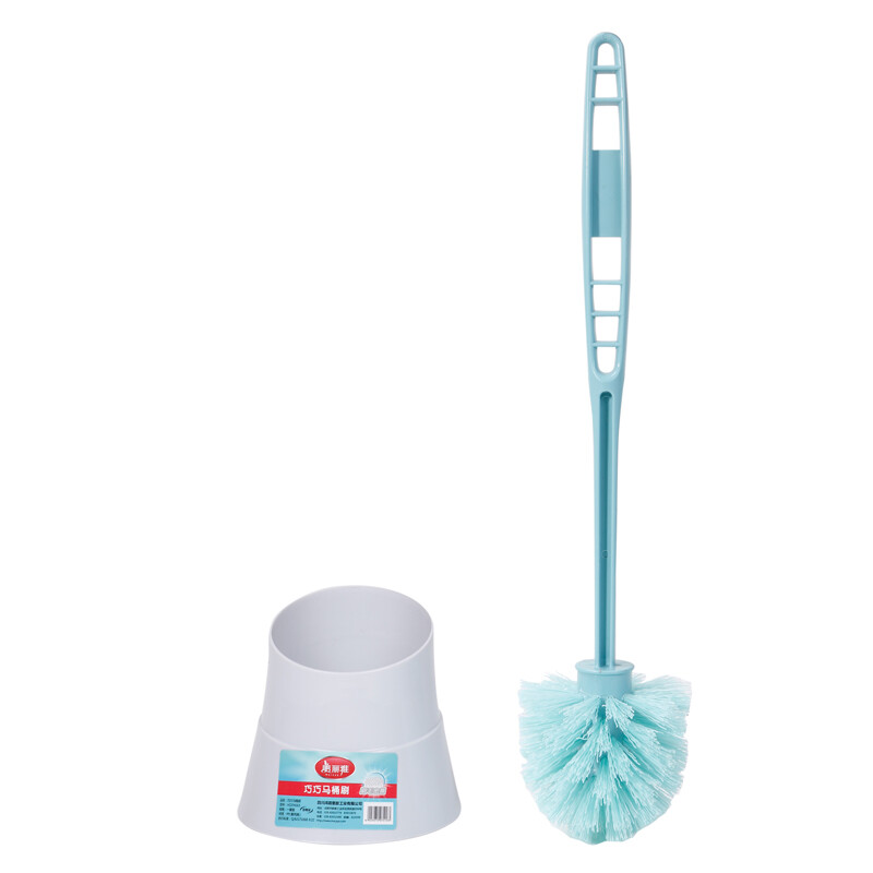 Melia toilet brush set vertical toilet brush with base toilet cleaning brush with long handle spherical soft bristle brush set without dead angle