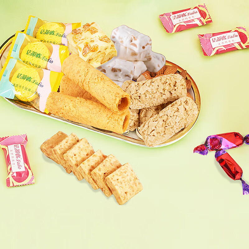 法蒂欧坚果礼盒 坚果果干蜜饯果脯法式糕点混合高端大礼包 甄爱巴黎1745g