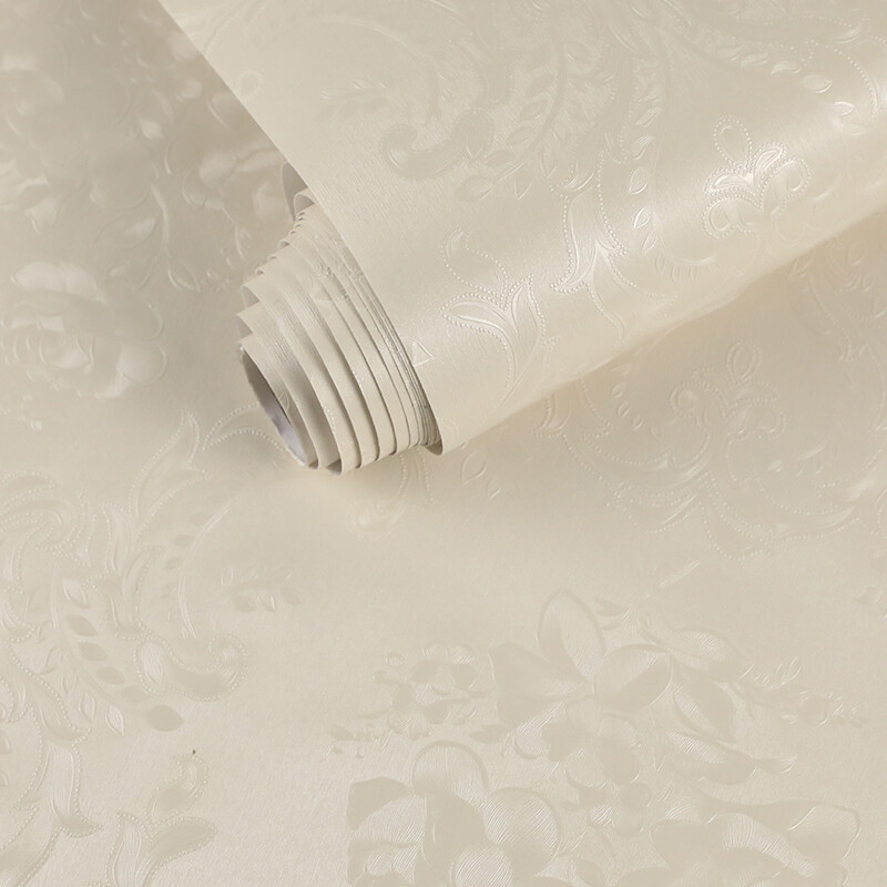 Cuttlefish self-adhesive wallpaper Beige rose 0.6 * 5m 8495 TV wallpaper bedroom wallpaper self-adhesive wall sticker 3D three-dimensional warm and waterproof
