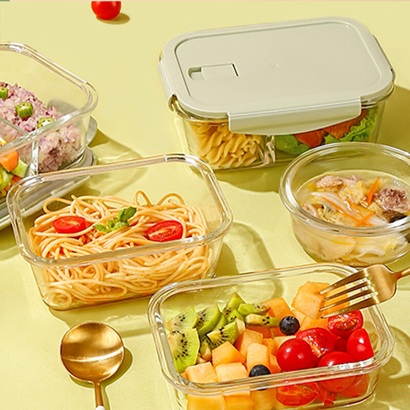 艾逸瑶选晶萃高硼硅玻璃饭盒3件套CJ-21122