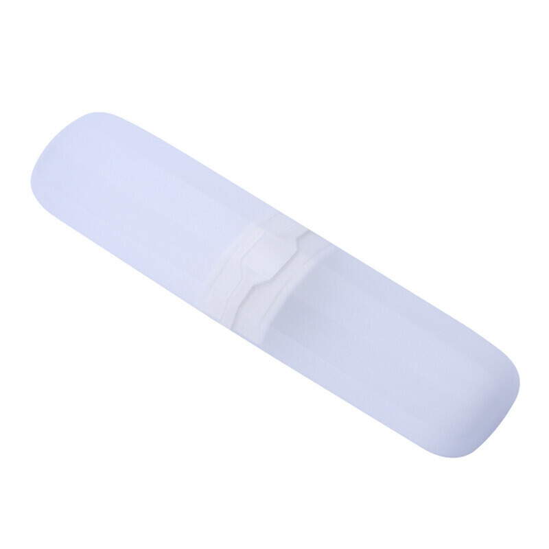Banana trip toothbrush box travel convenient toothbrush box toothpaste toothbrush storage box hotel business travel suit toiletries storage box white