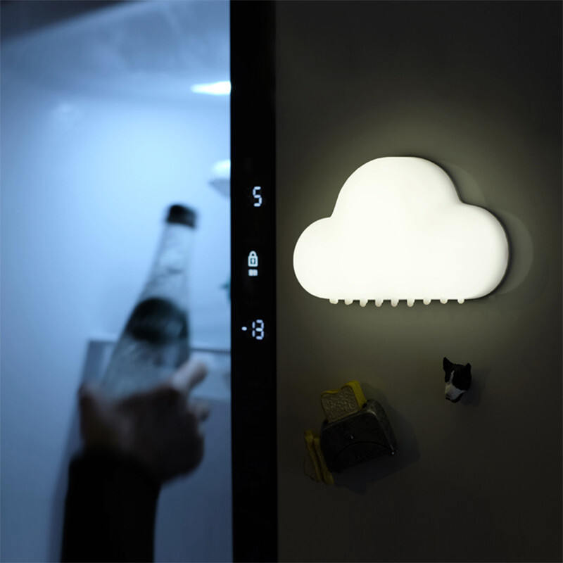 Muid birthday gift girl's Tanabata Valentine's Day gift to girlfriend, wife, best friend cloud voice controlled NIGHT LIGHT Bedroom bedside light corridor porch light white light