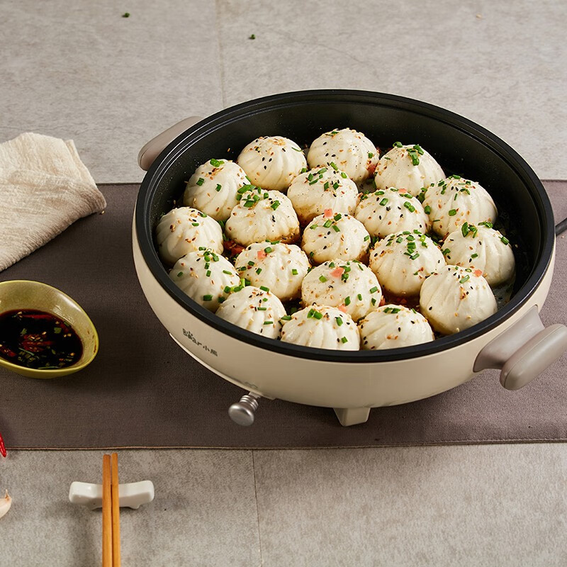 小熊（Bear）电饼铛 薄饼机家用早餐机智能定时调温电煎锅 DBC-D10L3 安心系列