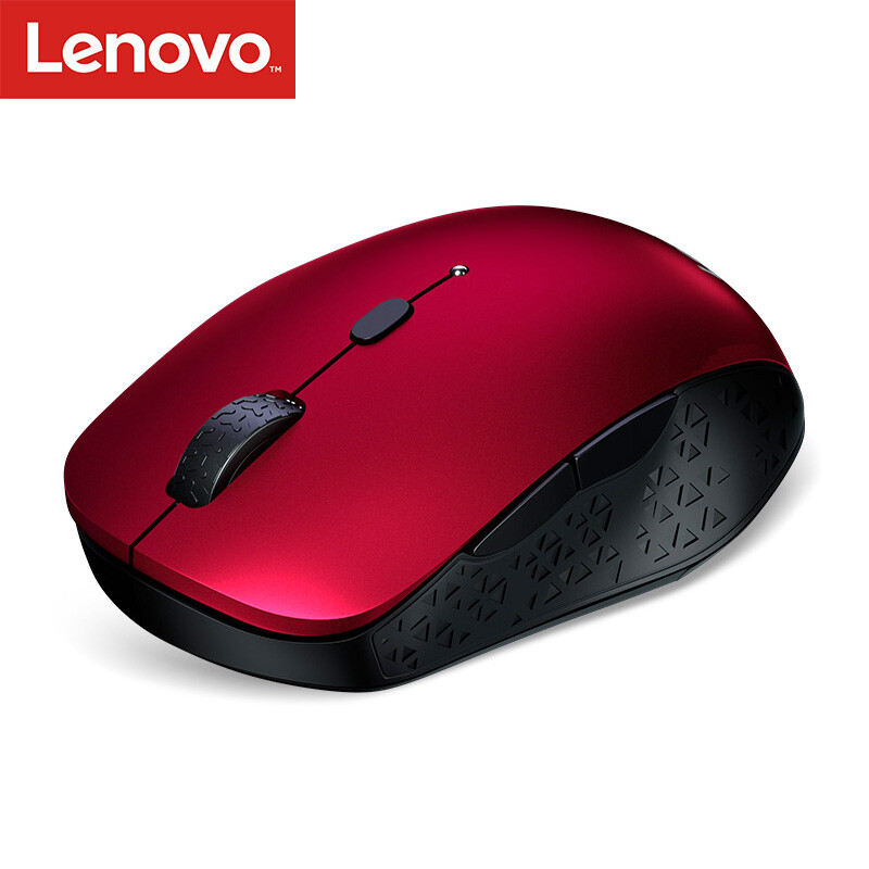 Lenovo Lenovo Howard mouse wireless Bluetooth mouse Office Mouse portable mouse ergonomic notebook mouse Windsor red