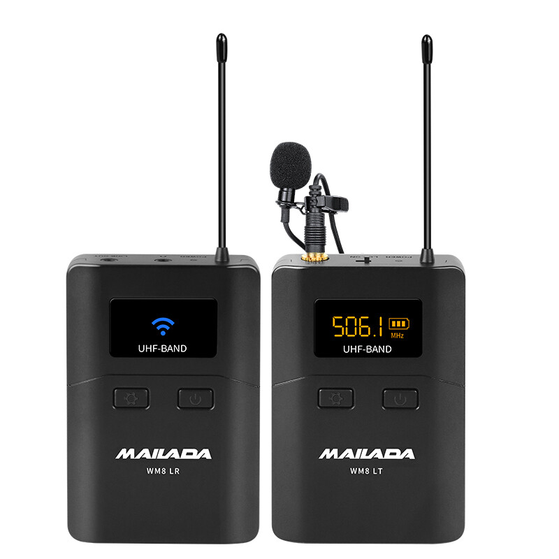 Mailada wm8l honeybee wireless microphone Lavalier professional camera radio microphone SLR interview recording outdoor mobile phone live microphone
