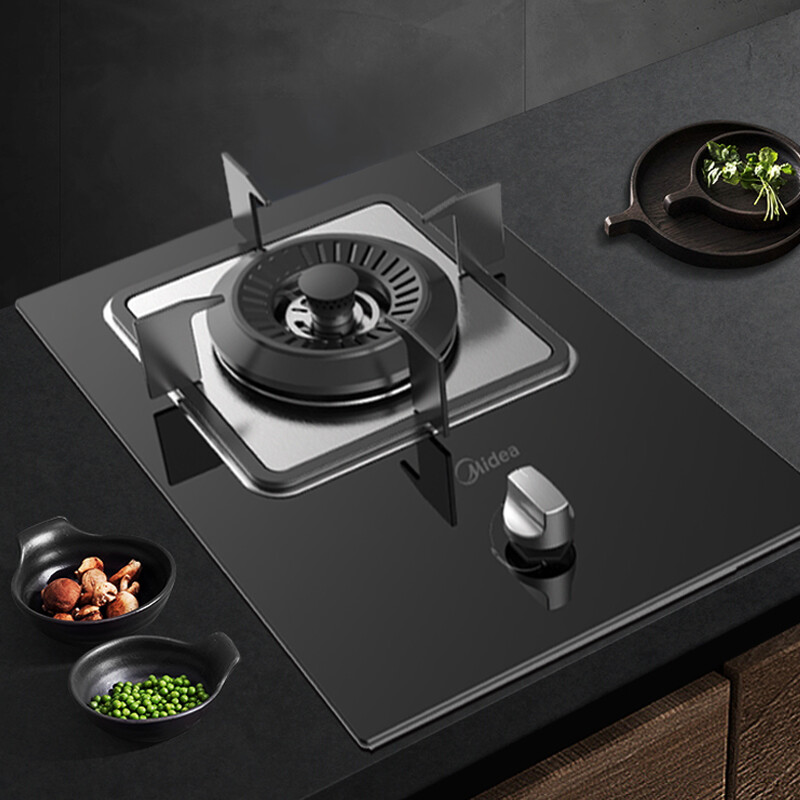 美的（Midea）燃气灶 钢化玻璃面板 多重安全防护 一级能效 单眼灶 JZY-MQ4501 液化气