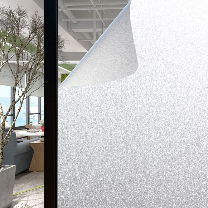 Gong Xun Glass Sticker transparent opaque traceless window paste window film electrostatic glue free pure frosted film door window toilet bathroom office decoration shading 90 * 200cm scraper