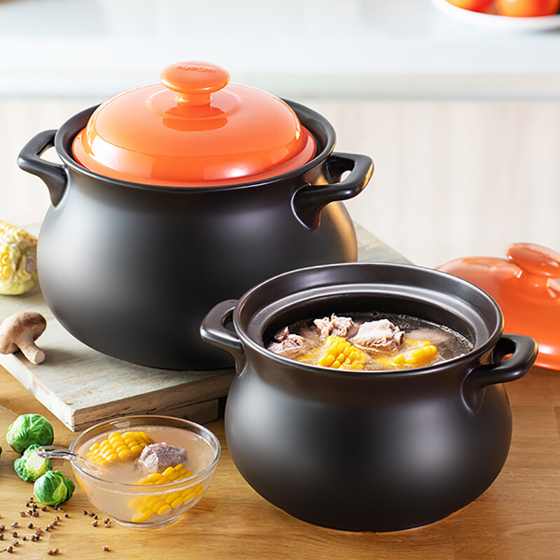 SUPOR casserole soup pot stew pot 6.0l new ceramic health pot Hui series ceramic pot eb60mat01