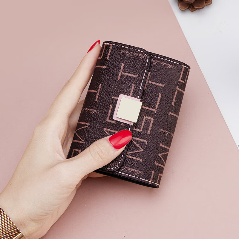 Mashalanti card bag women's multi card card holder card case women's small temperament large capacity l1223 Pink