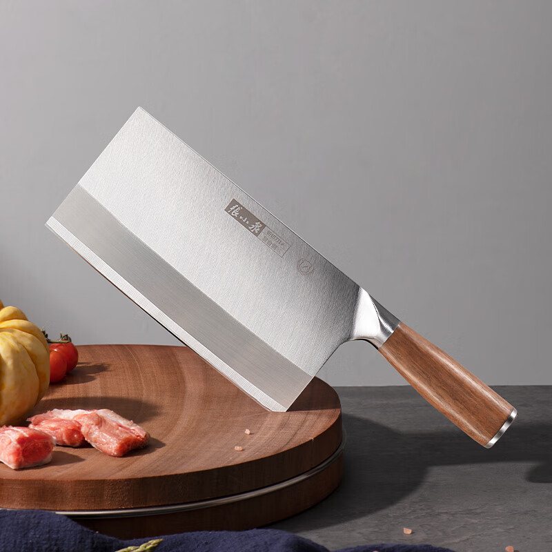 张小泉 铭匠系列复合钢刀具菜刀家用切片刀厨房斩切刀1#厨师刀D50861100