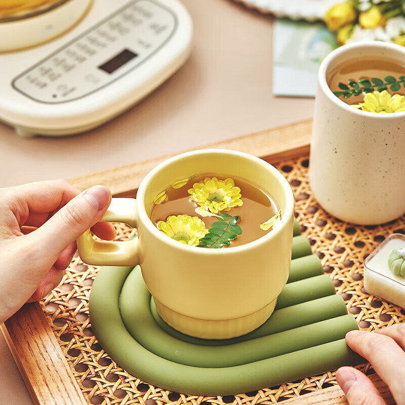 小熊养生壶电水壶烧水壶多功能煮茶器玻璃花茶壶 智能保温1.5L YSH-D15T3