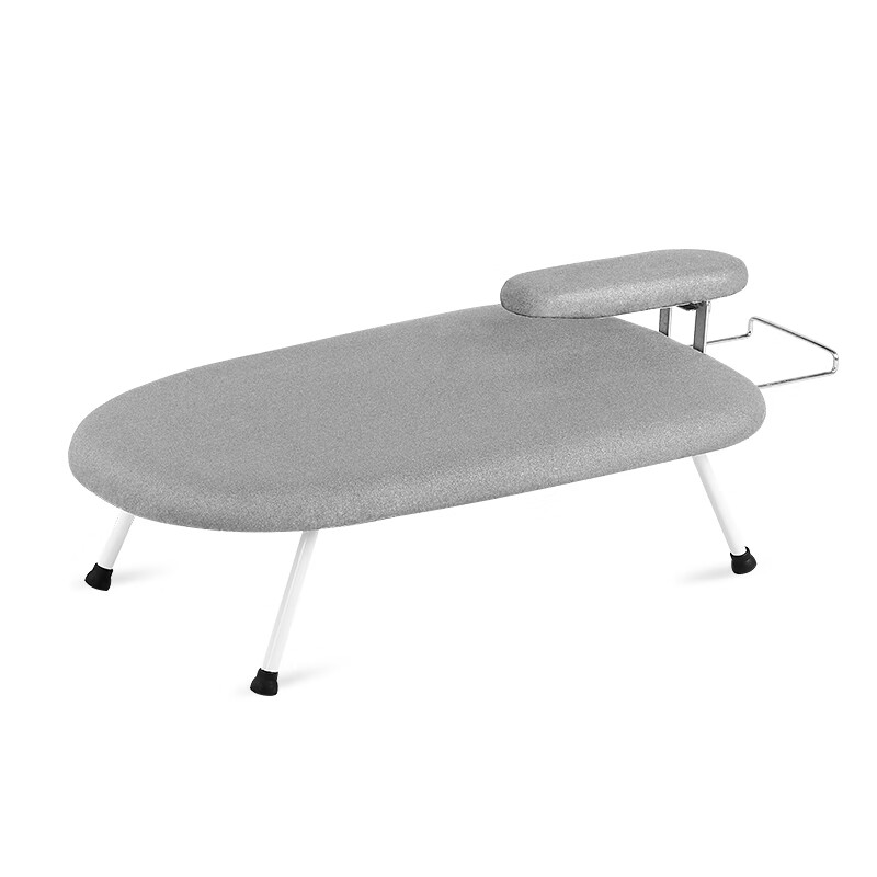 Bamboo desk ironing board household folding ironing board Mini iron board ironing board ironing board ironing board rack ironing rack small with coiled belt fixed sleeve rack