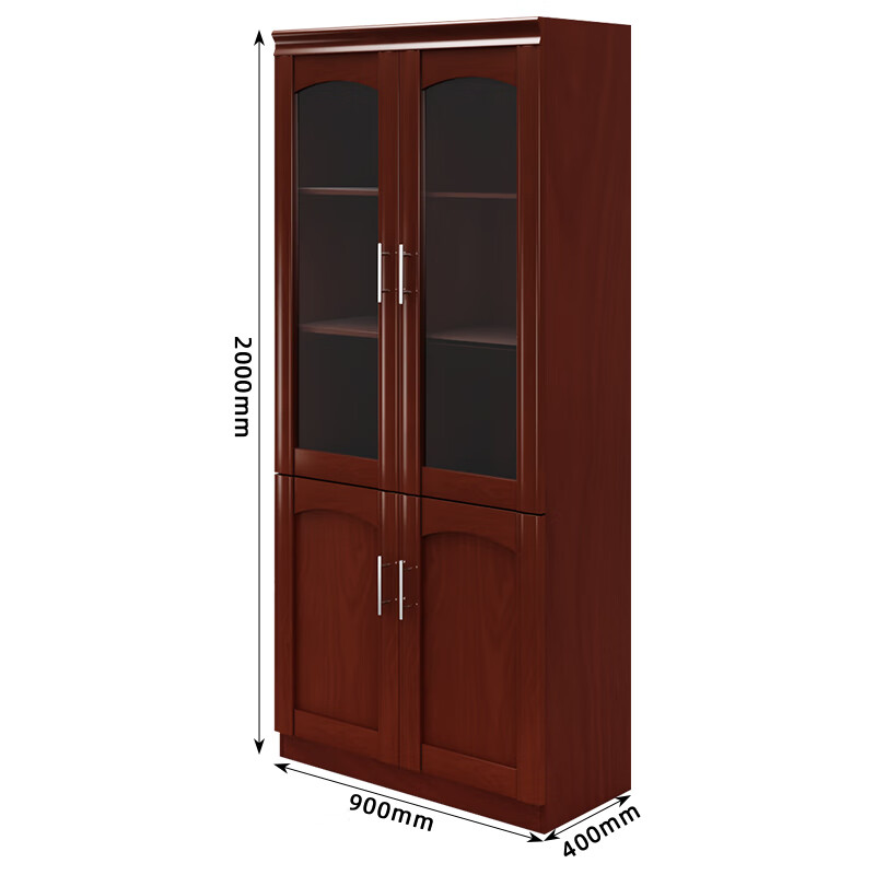 臻远ZY-YGB-06 文件柜油漆贴木皮资料柜书柜