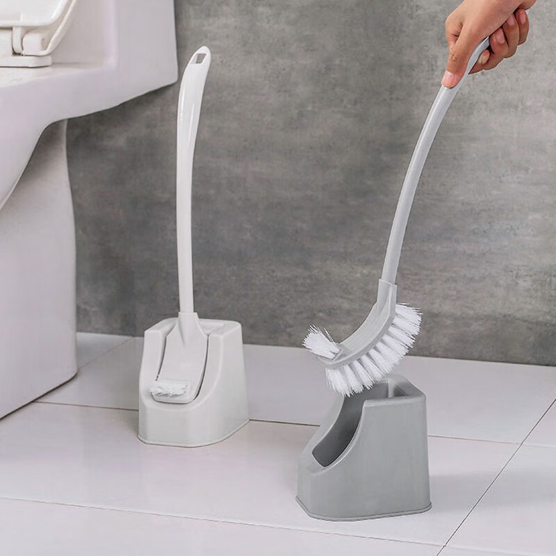 Qiao assistant square toilet brush with base bathroom toilet cleaning brush 0129