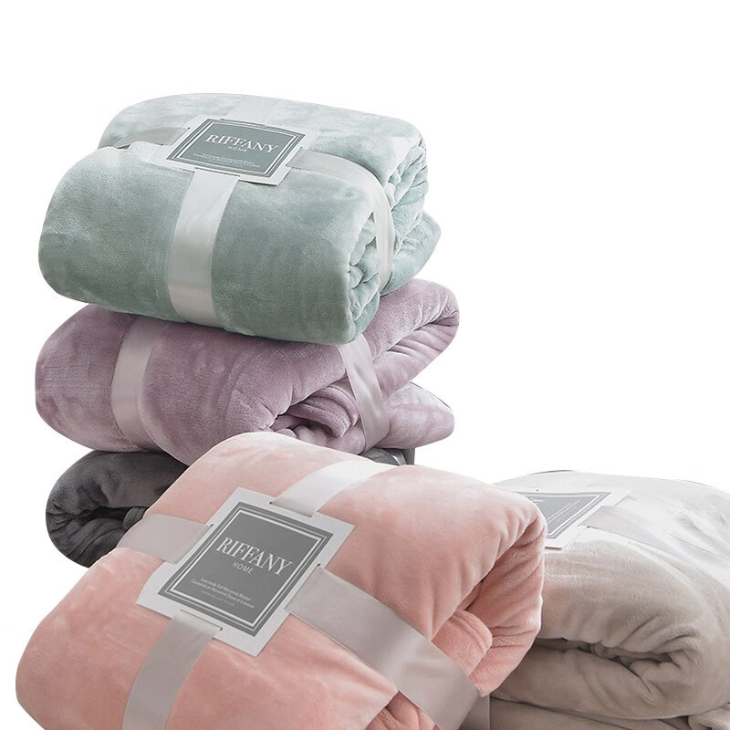 Tri-polar法兰绒毛毯加厚绒毯盖毯 TP3012 韩国粉 200*230cm