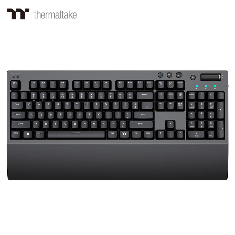 TT G521 wireless 2.4G Bluetooth multi-mode competitive mechanical keyboard (TTC green shaft / three module connection /PBT keycap / hand support / game keyboard / Office keyboard)
